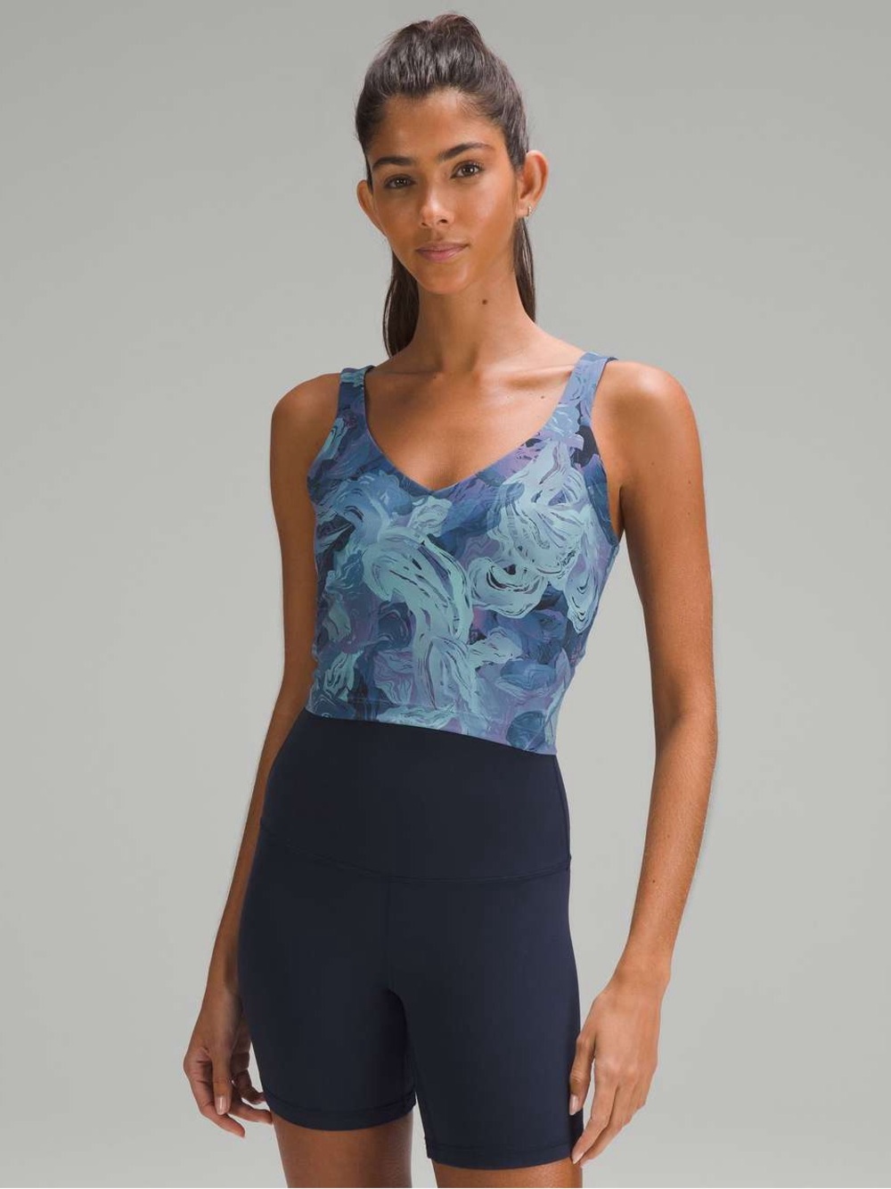 120. Lululemon Align Tank Top Stencil Dreams Multi blue size 2